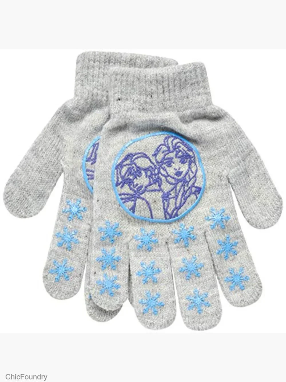 Girls 4-Pack Knit Winter Gloves Frozen Elsa Anna Ages 4-7